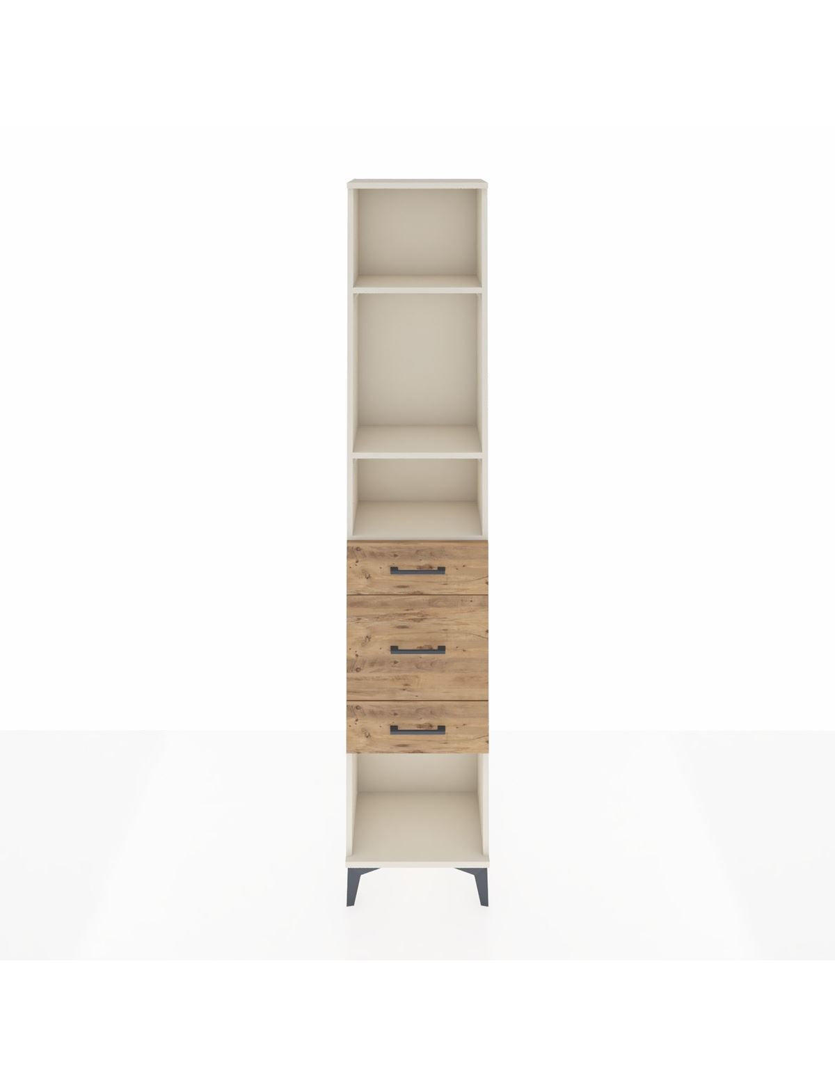 Arges Dolap 3 Raflı 3 Çekmeceli 44x30x221 Aytaşı-Çam