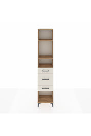 Arges Dolap 3 Raflı 3 Çekmeceli 44x30x221 Çam-Aytaşı