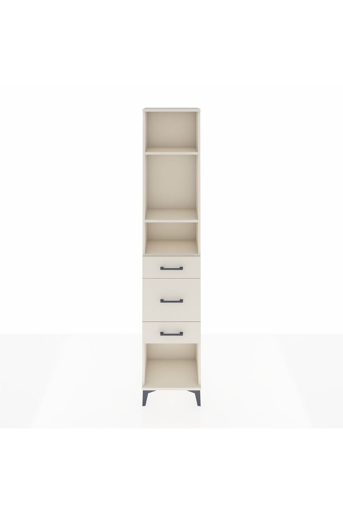 Arges Dolap 3 Raflı 3 Çekmeceli 44x30x221 - S28M149V1A