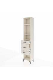 Arges Dolap 3 Raflı 3 Çekmeceli 44x30x221 - S28M149V1A