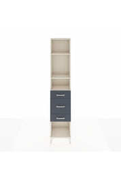 Arges Dolap 3 Raflı 3 Çekmeceli 44x30x221 Aytaşı-Antrasit