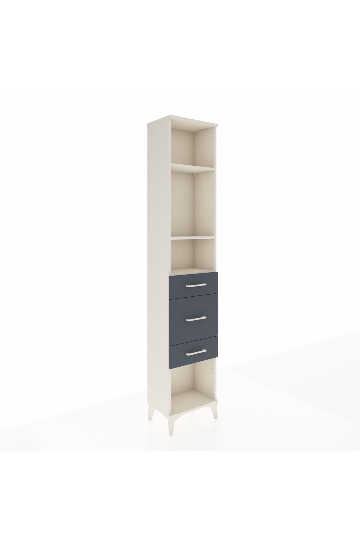 Arges Dolap 3 Raflı 3 Çekmeceli 44x30x221 - S28M149V2A