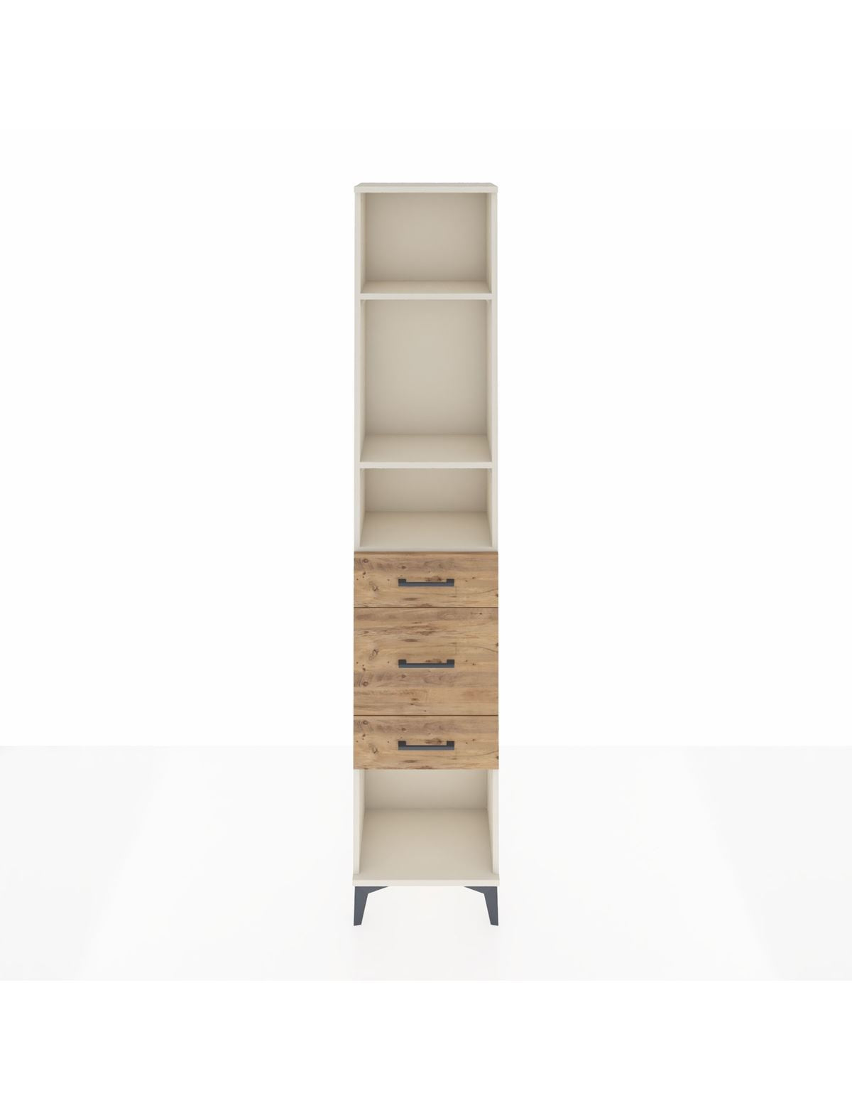 Arges Dolap 3 Raflı 3 Çekmeceli 44x30x221 Aytaşı-Çam