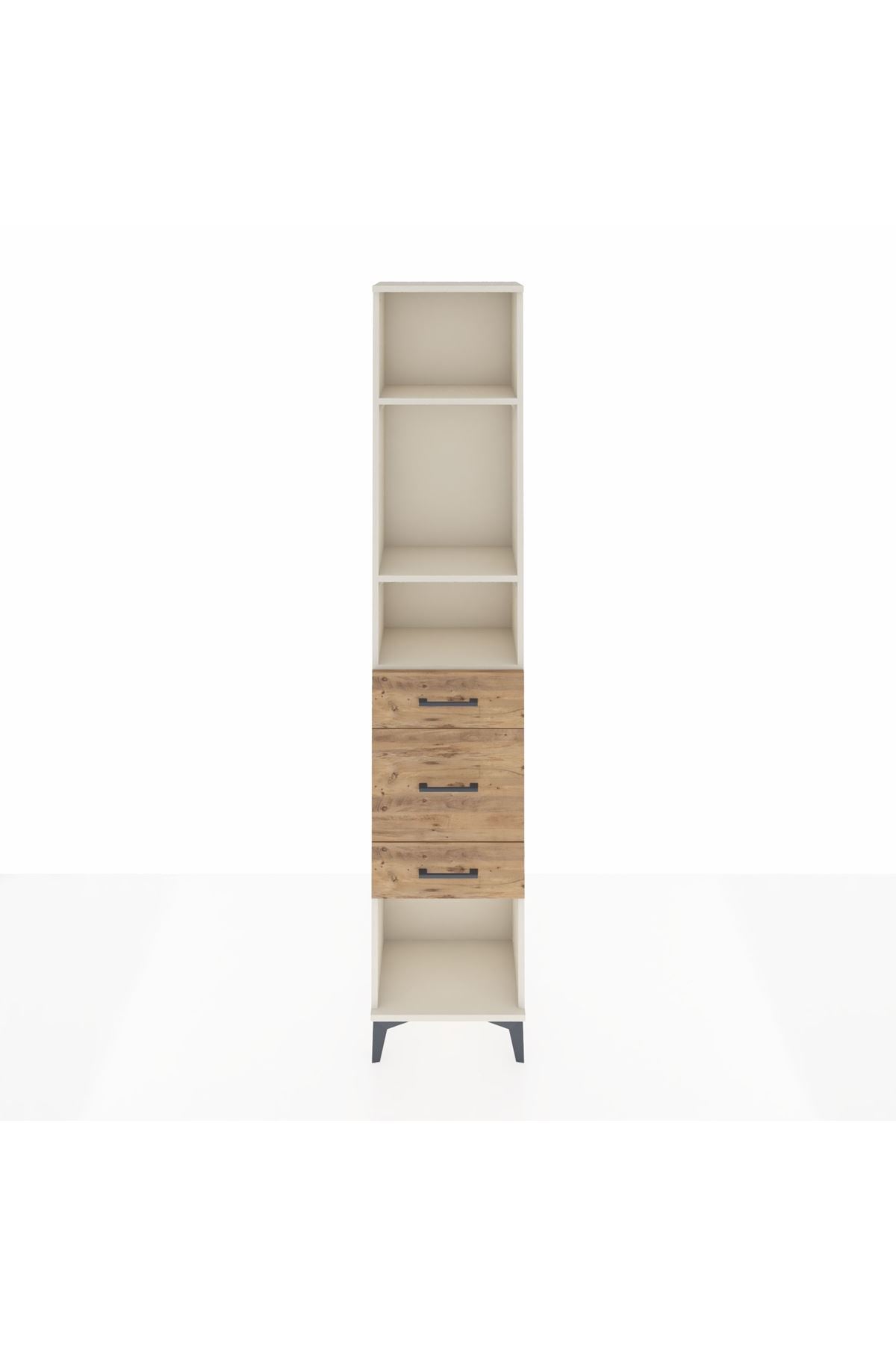 Arges Dolap 3 Raflı 3 Çekmeceli 44x30x221 Aytaşı-Çam