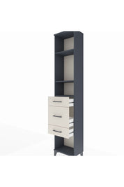 Arges Dolap 3 Raflı 3 Çekmeceli 44x30x221 - S28M149V4A