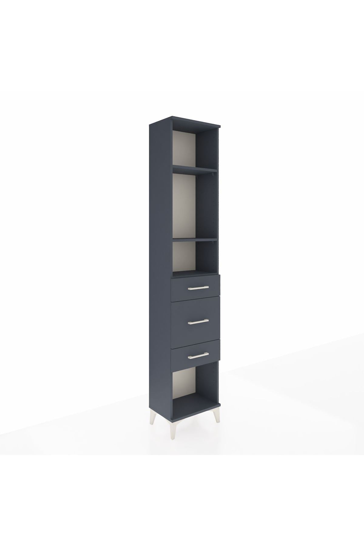 Arges Dolap 3 Raflı 3 Çekmeceli 44x30x221 - S28M149V5A