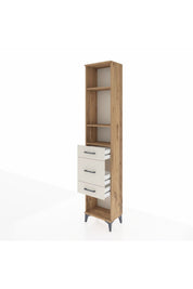 Arges Dolap 3 Raflı 3 Çekmeceli 44x30x221 - S28M149V7A