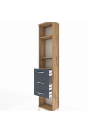 Arges Dolap 3 Raflı 3 Çekmeceli 44x30x221 - S28M149V8A