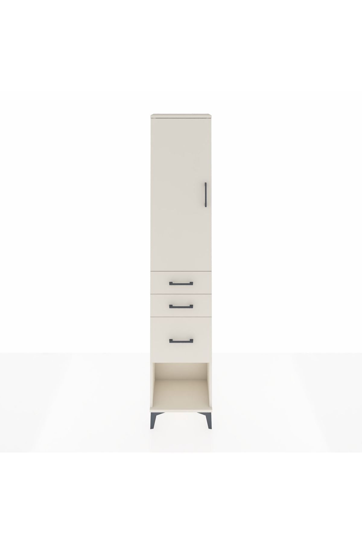 Arges Dolap 2 Raflı 3 Çekmeceli Tek Askılı 44x30x221 Aytaşı-Aytaşı