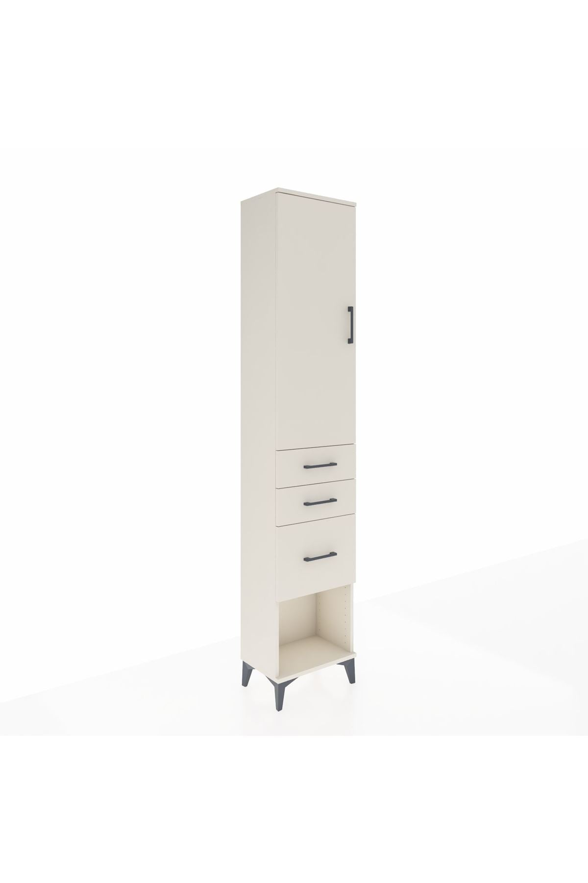 Arges Dolap 2 Raflı 3 Çekmeceli Tek Askılı 44x30x221 Aytaşı-Aytaşı