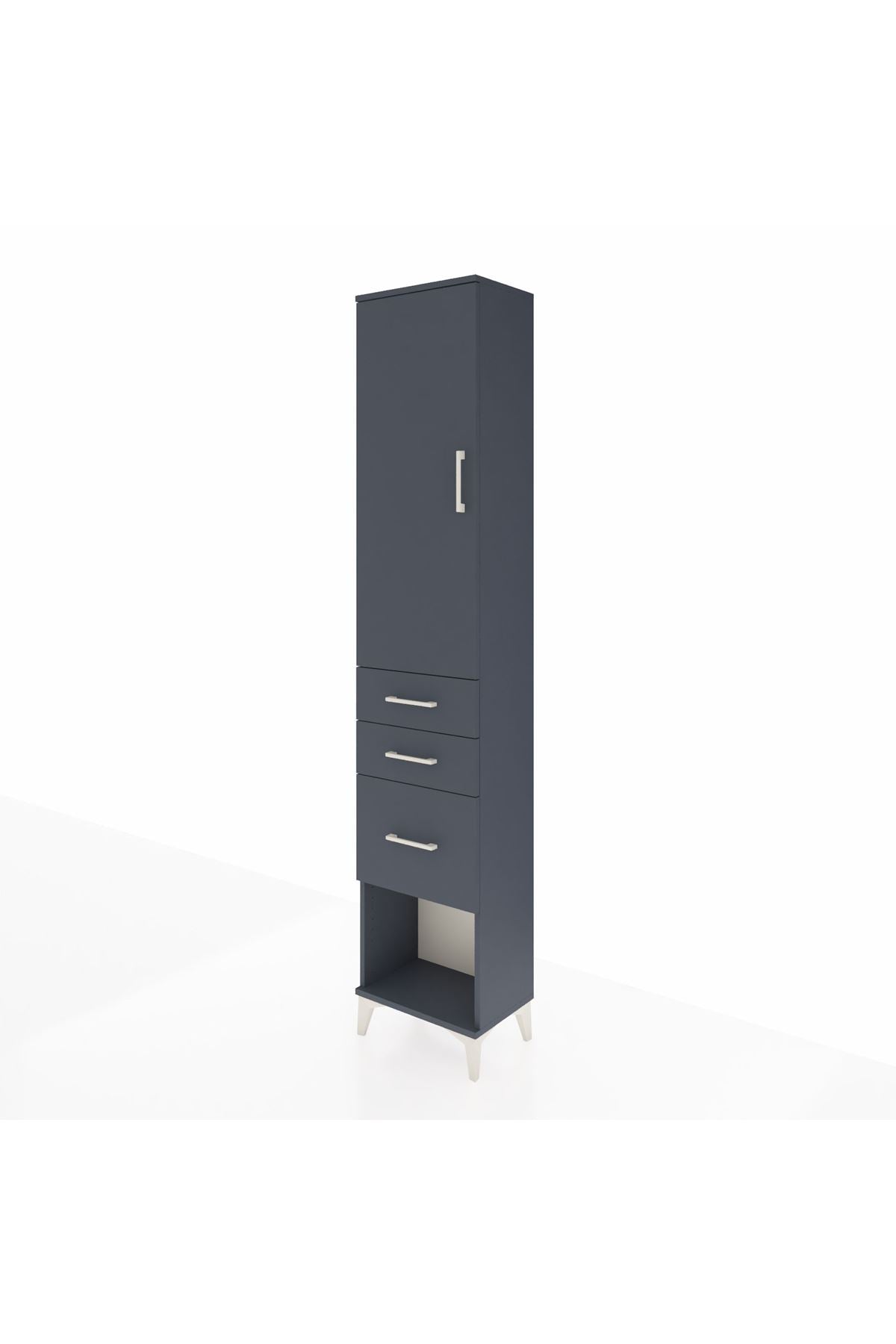 Arges Dolap 2 Raflı 3 Çekmeceli Tek Askılı 44x30x221 - S28M150V5A