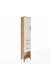 Arges Dolap 2 Raflı 3 Çekmeceli Tek Askılı 44x30x221 - S28M150V7A