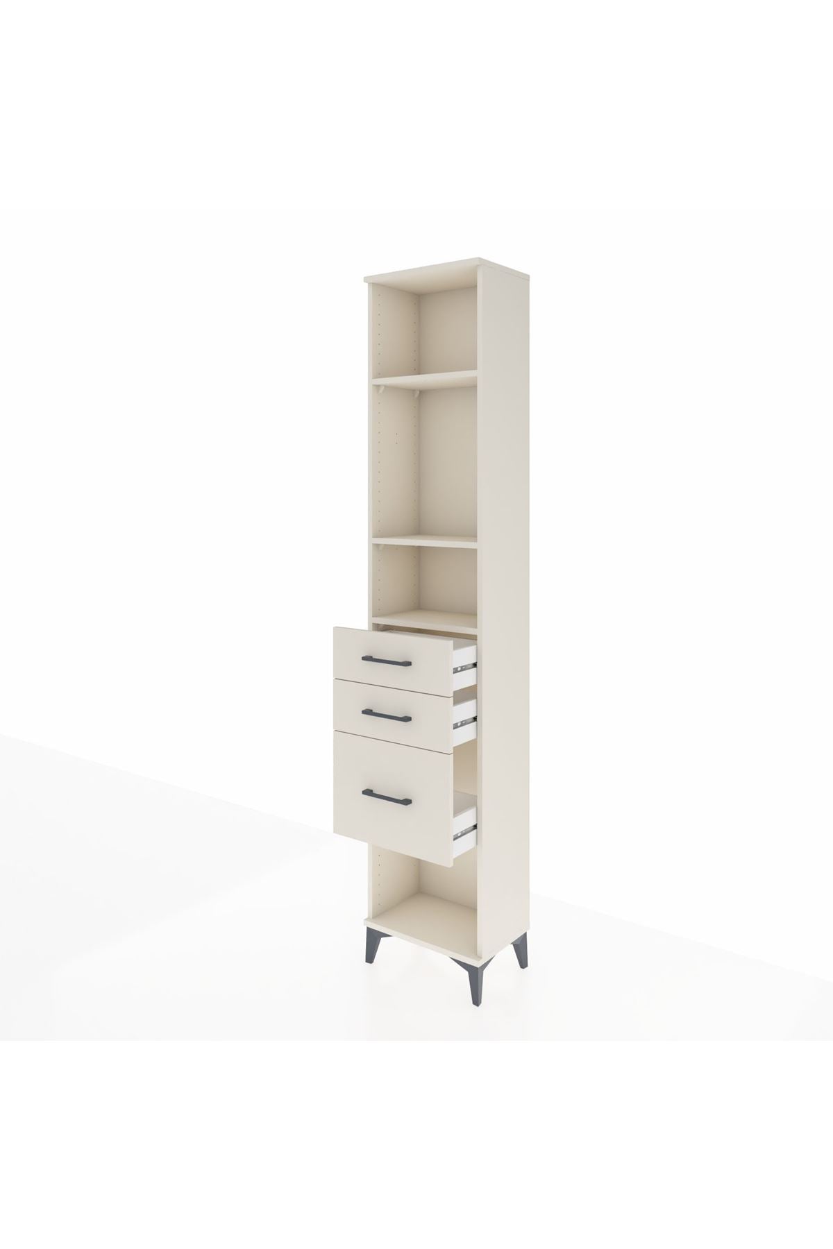 Arges Dolap 3 Raflı 3 Çekmeceli 44x30x221 Aytaşı-Aytaşı