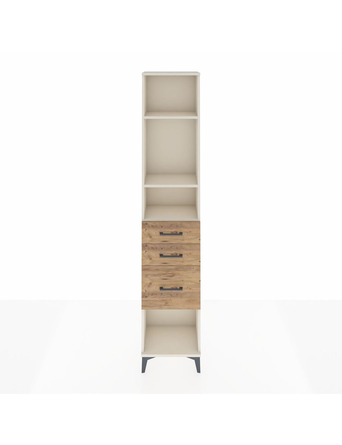 Arges Dolap 3 Raflı 3 Çekmeceli 44x30x221 Aytaşı-Çam