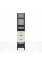 Arges Dolap 3 Raflı 3 Çekmeceli 44x30x221 Antrasit-Aytaşı