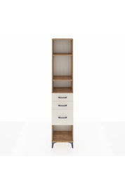 Arges Dolap 3 Raflı 3 Çekmeceli 44x30x221 Çam-Aytaşı