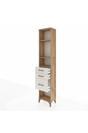 Arges Dolap 3 Raflı 3 Çekmeceli 44x30x221 Çam-Aytaşı