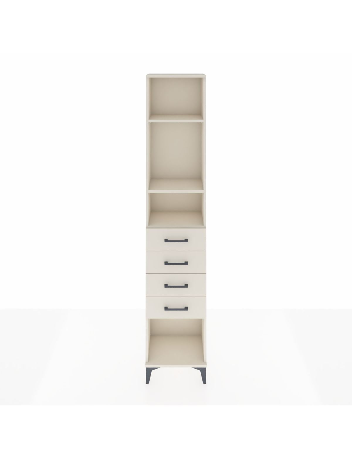 Arges Dolap 3 Raflı 4 Çekmeceli 44x30x221 Aytaşı-Aytaşı