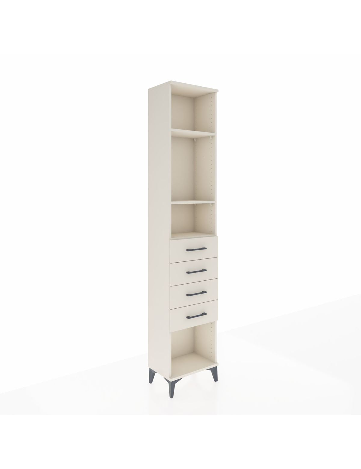 Arges Dolap 3 Raflı 4 Çekmeceli 44x30x221 Aytaşı-Aytaşı