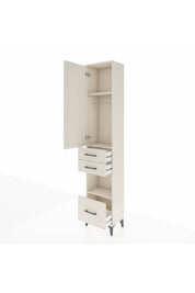 Arges Dolap 3 Raflı 3 Çekmeceli Tek Askılı 44x30x221 Aytaşı-Aytaşı