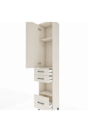 Arges Dolap 3 Raflı 3 Çekmeceli Tek Askılı 44x30x221 Aytaşı-Aytaşı