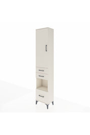 Arges Dolap 4 Raflı 3 Çekmeceli Tek Kapaklı 44x30x221 Aytaşı-Aytaşı