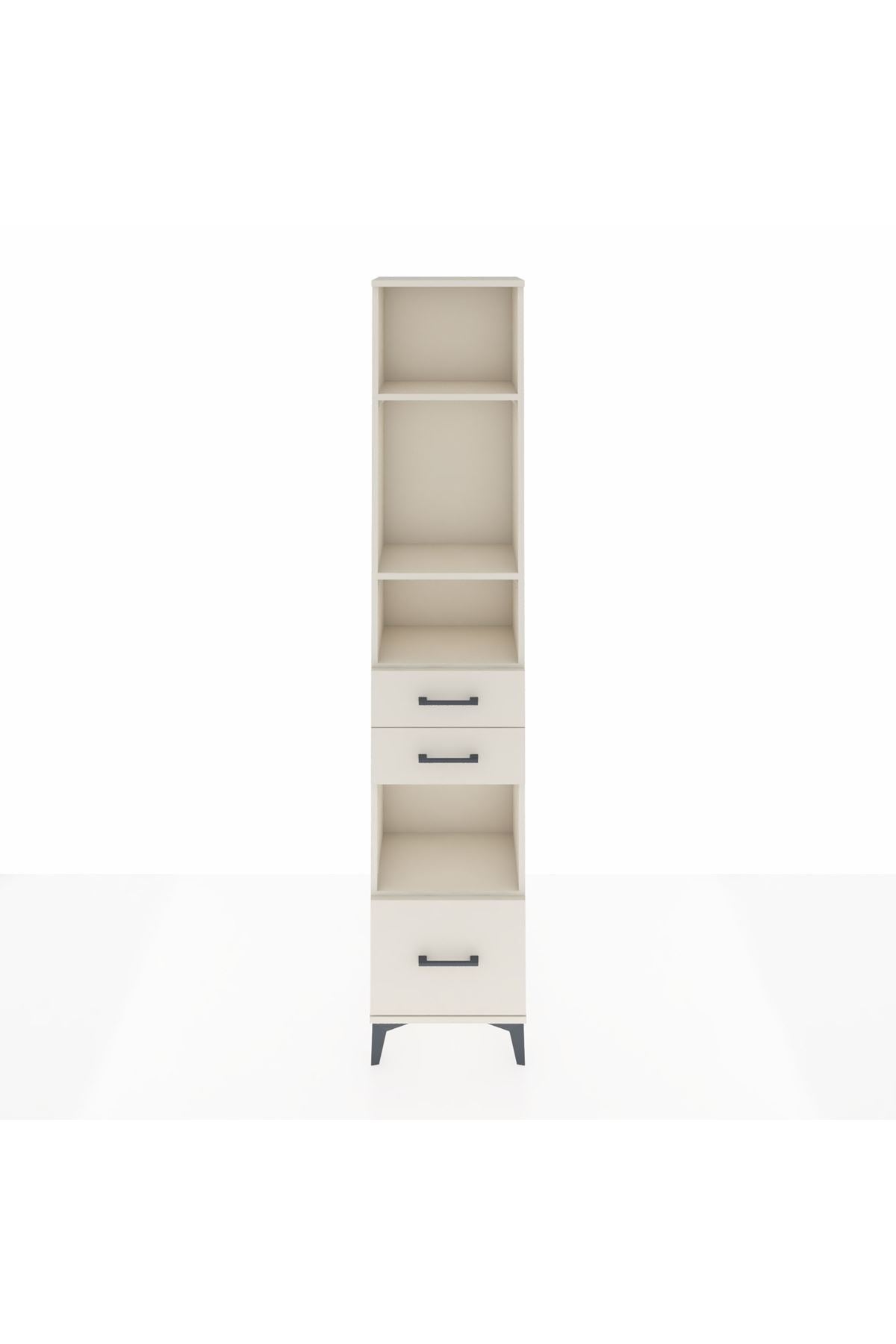 Arges Dolap 4 Raflı 3 Çekmeceli 44x30x221 Aytaşı-Aytaşı