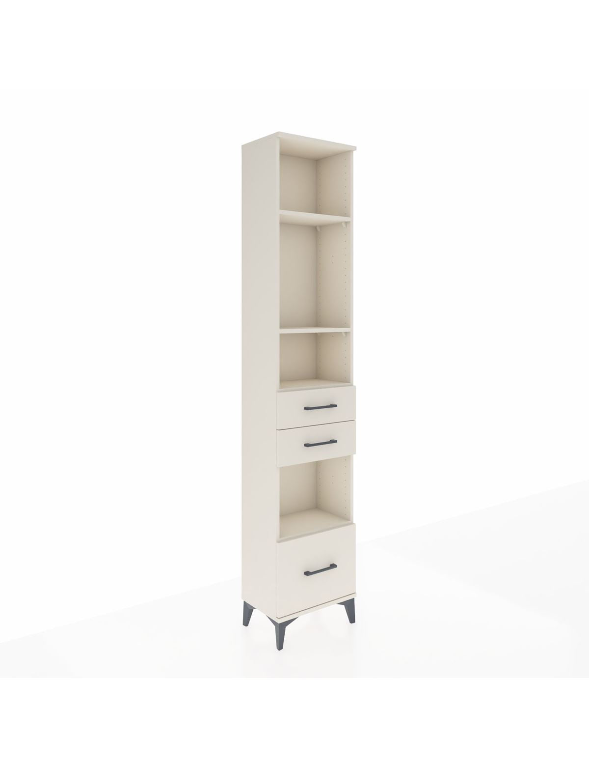 Arges Dolap 4 Raflı 3 Çekmeceli 44x30x221 Aytaşı-Aytaşı