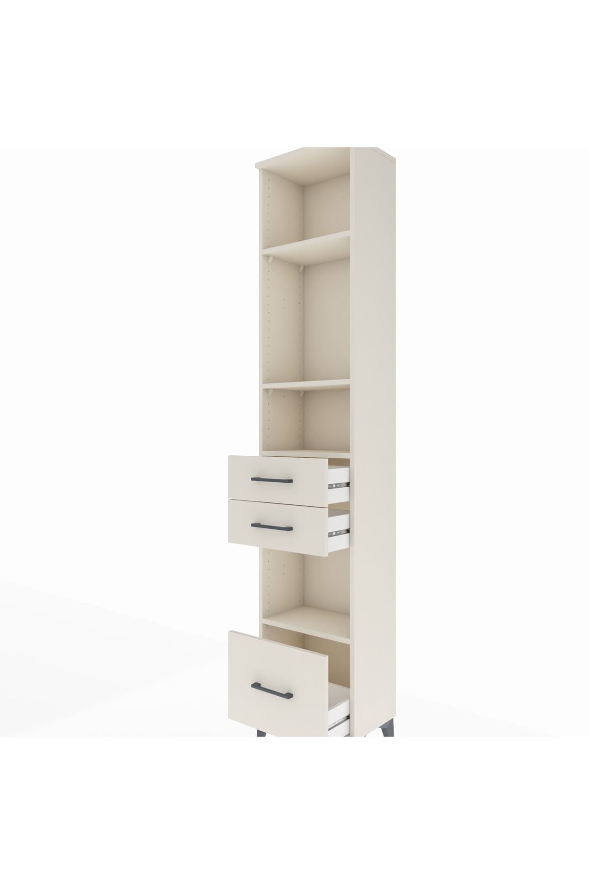 Arges Dolap 4 Raflı 3 Çekmeceli 44x30x221 Aytaşı-Aytaşı