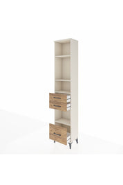 Arges Dolap 4 Raflı 3 Çekmeceli 44x30x221 Aytaşı-Çam