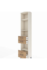 Arges Dolap 4 Raflı 3 Çekmeceli 44x30x221 Aytaşı-Çam