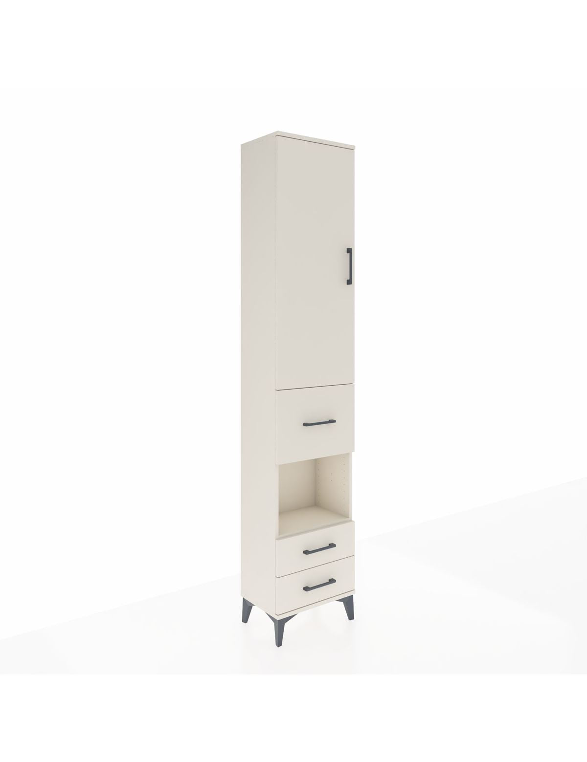 Arges Dolap 3 Raflı 3 Çekmeceli Tek Askılı 44x30x221 Aytaşı-Aytaşı