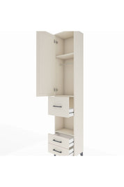 Arges Dolap 3 Raflı 3 Çekmeceli Tek Askılı 44x30x221 Aytaşı-Aytaşı