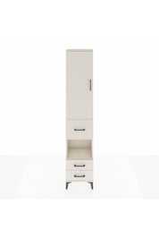 Arges Dolap 4 Raflı 3 Çekmeceli Tek Kapaklı 44x30x221 Aytaşı-Aytaşı