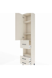 Arges Dolap 4 Raflı 3 Çekmeceli Tek Kapaklı 44x30x221 Aytaşı-Aytaşı