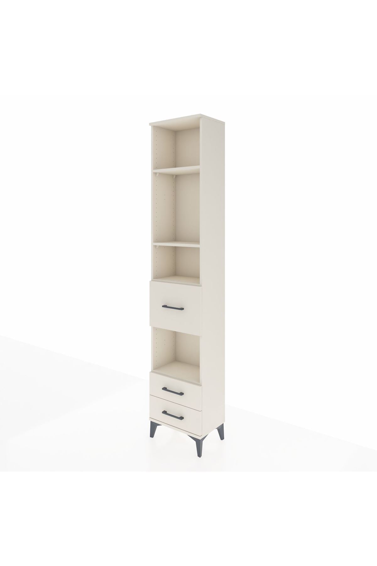 Arges Dolap 4 Raflı 3 Çekmeceli 44x30x221 Aytaşı-Aytaşı