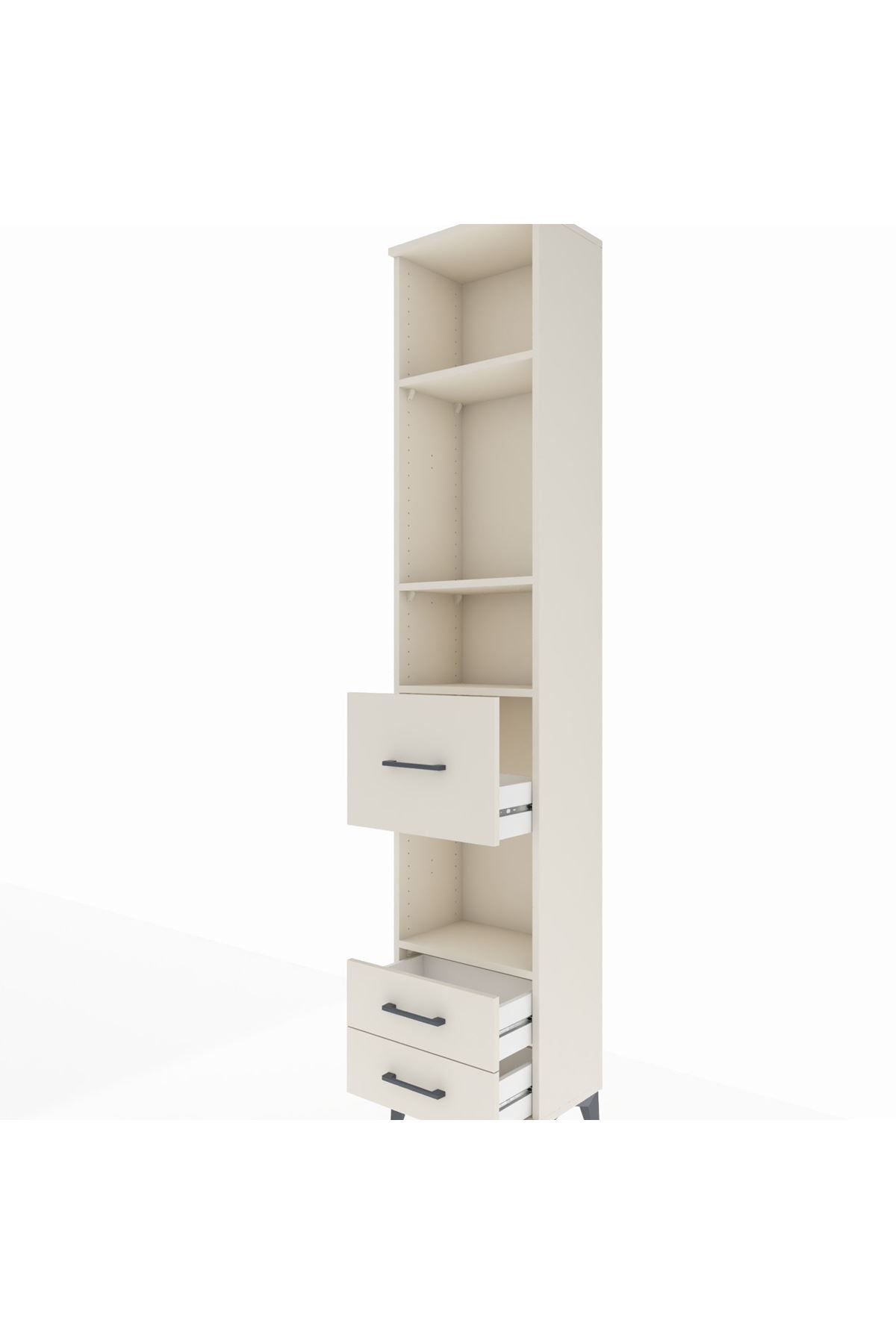 Arges Dolap 4 Raflı 3 Çekmeceli 44x30x221 Aytaşı-Aytaşı