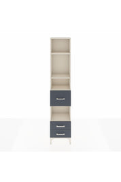 Arges Dolap 4 Raflı 3 Çekmeceli 44x30x221 Aytaşı-Antrasit