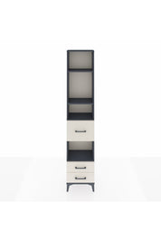 Arges Dolap 4 Raflı 3 Çekmeceli 44x30x221 Antrasit-Aytaşı