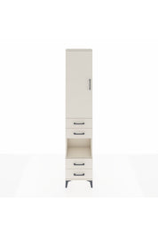 Arges Dolap 4 Raflı 4 Çekmeceli Tek Kapaklı 44x30x221 Aytaşı-Aytaşı