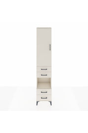 Arges Dolap 4 Raflı 4 Çekmeceli Tek Kapaklı 44x30x221 Aytaşı-Aytaşı