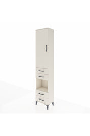 Arges Dolap 4 Raflı 4 Çekmeceli Tek Kapaklı 44x30x221 Aytaşı-Aytaşı