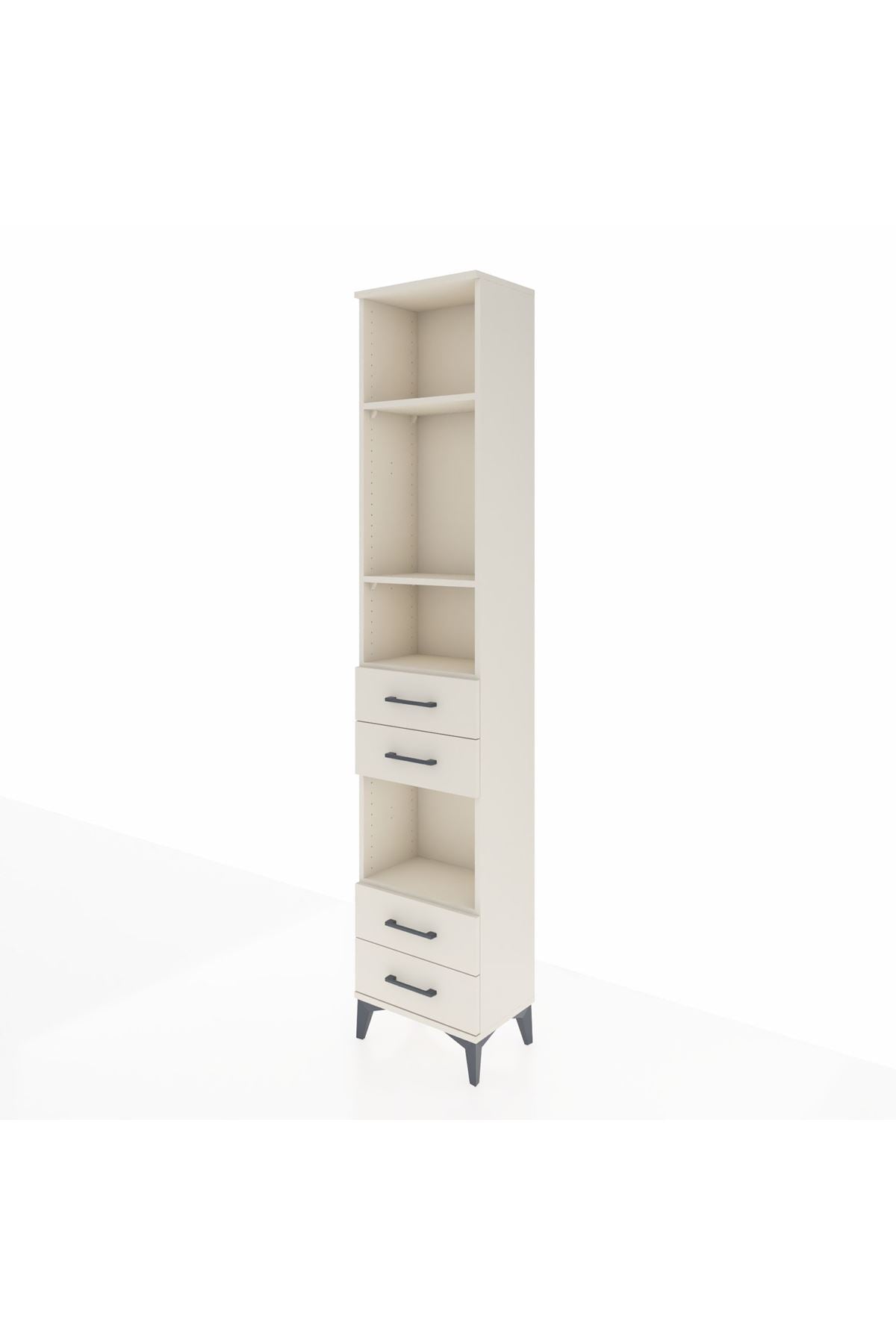 Arges Dolap 4 Raflı 4 Çekmeceli 44x30x221 Aytaşı-Aytaşı