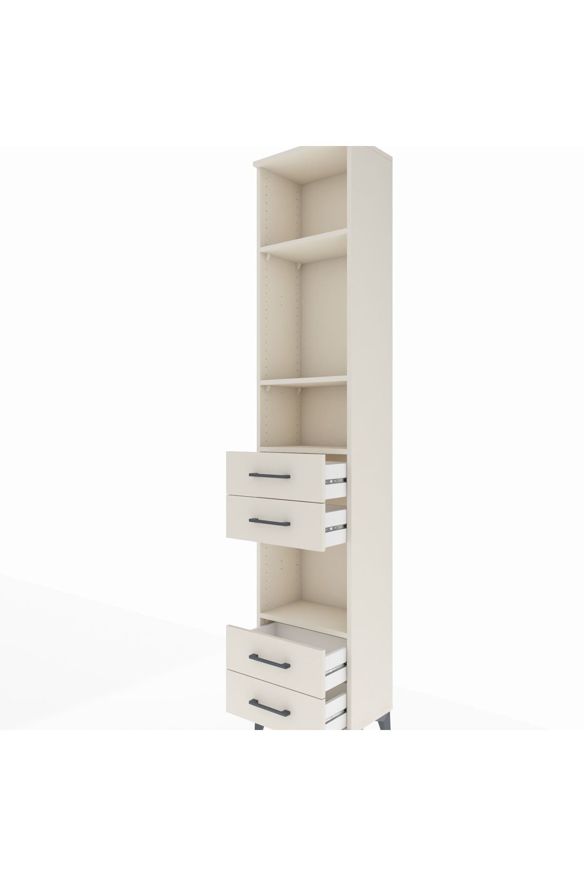 Arges Dolap 4 Raflı 4 Çekmeceli 44x30x221 Aytaşı-Aytaşı