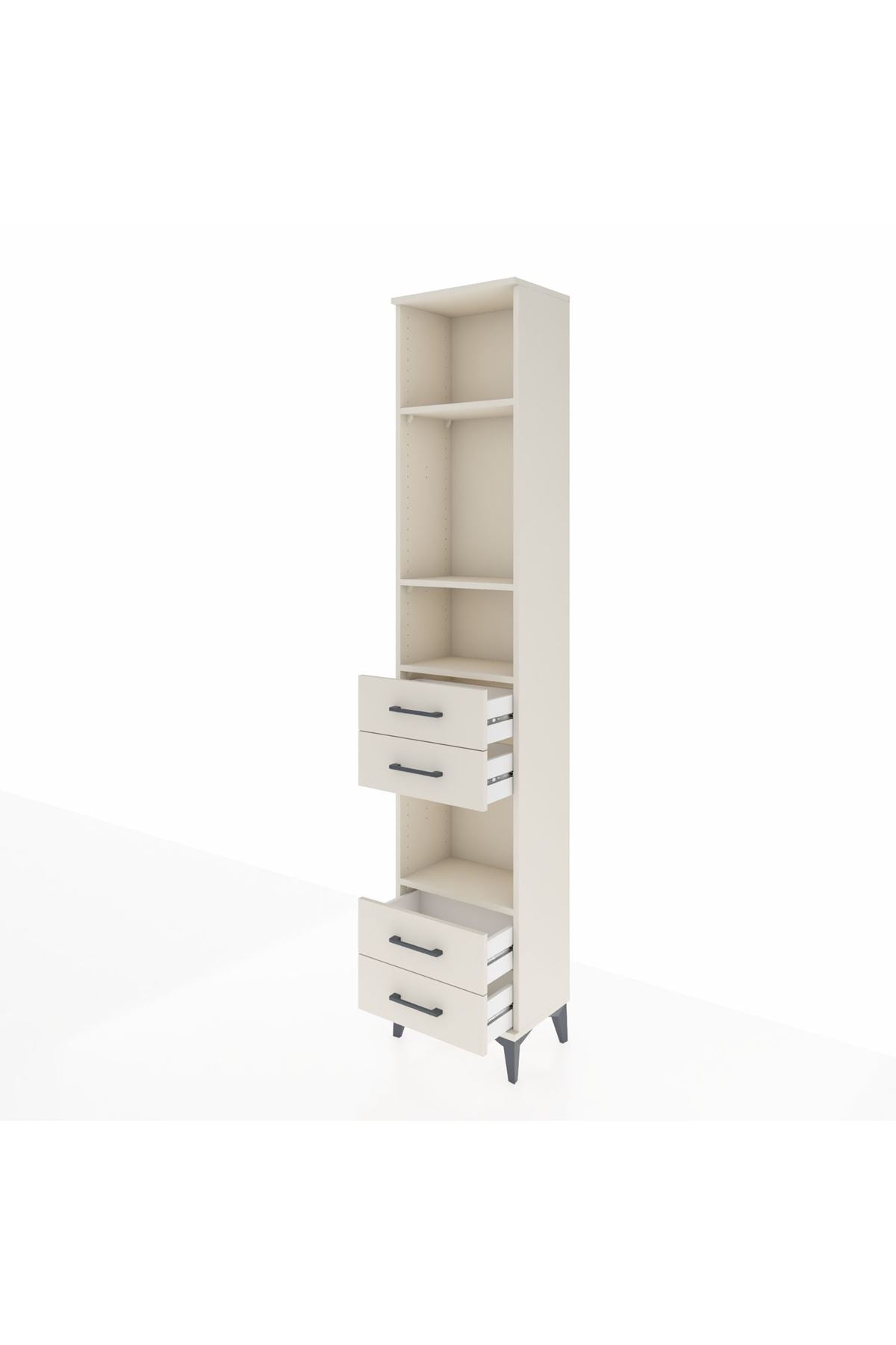 Arges Dolap 4 Raflı 4 Çekmeceli 44x30x221 Aytaşı-Aytaşı