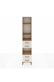 Arges Dolap 4 Raflı 4 Çekmeceli 44x30x221 Çam-Aytaşı