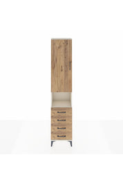 Arges Dolap 3 Raflı 4 Çekmeceli Tek Askılı 44x30x221 - S28M168V3A