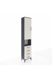 Arges Dolap 3 Raflı 4 Çekmeceli Tek Askılı 44x30x221 - S28M168V4A