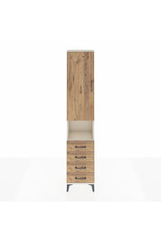 Arges Dolap 4 Raflı 4 Çekmeceli Tek Kapaklı 44x30x221 Aytaşı-Çam