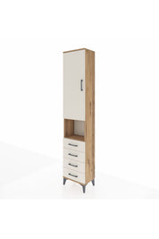 Arges Dolap 4 Raflı 4 Çekmeceli Tek Kapaklı 44x30x221 - S28M169V7A